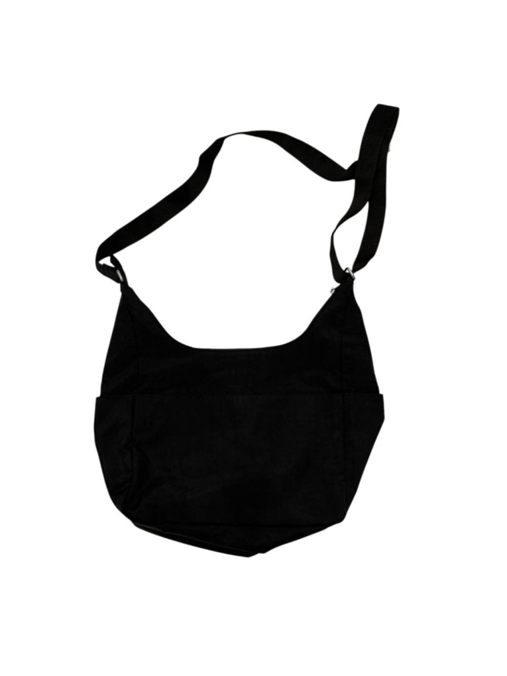 Baggallini Black Nylon Crossbody Shoulder Bag Hobo Travel Purse Adjustable Strap - Picture 5 of 8
